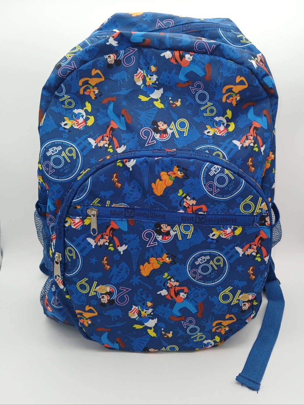 Disney 2019 Mickey and Friends Walt Disney World Backpack in Blue